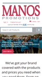 Mobile Screenshot of manospromotions.com
